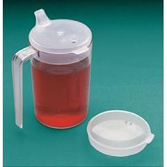 Clear Cup With Two Lids  - Each