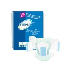 TENA Green Super Stretch Adult Diapers - Super Absorbency
