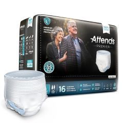 Attends® Premier Incontinence Underwear - Premium Overnight Protection