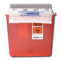 SharpStar In-Room Sharps Containers with Counter Balanced Lid - 5qt - Each