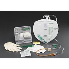Bard 2000ml Drainage Bag Tray with 5cc Bardex Lubricath Foley Catheter
