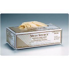 Medi Source Powder-Free Latex Exam Gloves