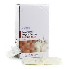 Powder-Free Sterile Latex Surgical Gloves - Box of 100