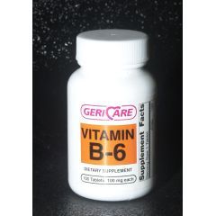 McKesson Vitamin B-6 Supplement Tablet - Bottle of 100