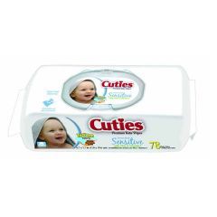 Cuties Unscented Baby Wipes - Pack of 1