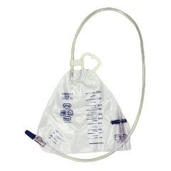 AMSure Urinary Drainage Bags - Triangle Shape 2000mL Universal Hanger - 10mL thickness