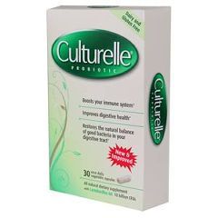 Culturelle Probiotic Dietary Supplement - Bottle of 30