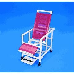 Reclining Commode w/ Legrest and Footrest - Each
