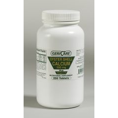 Gericare Oyster Shell Calcium with Vitamin D Dietary Supplement Tablets