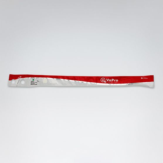 VaPro Touch Free Hydrophilic Coude Intermittent Catheter, Standard with Tip