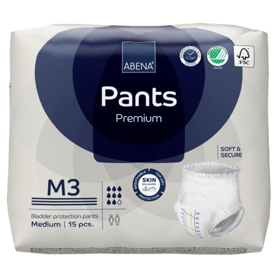 Abena® Premium Pants M3 Incontinence Brief, Medium