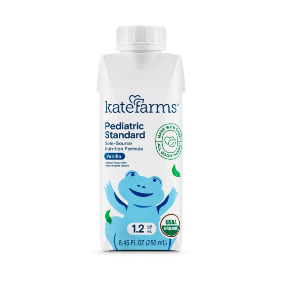 Kate Farms® Pediatric Standard 1.2 Vanilla Pediatric Oral Supplement / Tube Feeding Formula, 8.5 oz. Carton