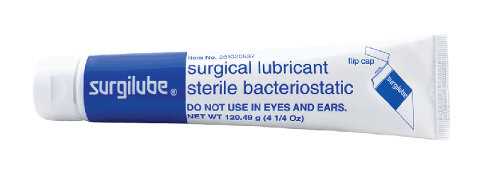 Surgilube Lubricating Jelly - Sterile - 4.25 oz - Flip Top Cap
