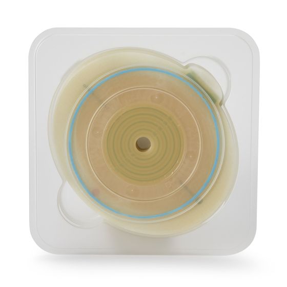 Ostomy Barrier SenSura Mio Flex Trim to Fit, Extended Wear Elastic Adhesive 50 mm Flange Red Code System 3/8 to 1-7/8 Inch Opening BX/5