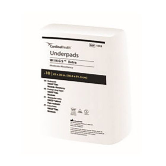 Disposable Underpad Simplicity Basic 23 X 36 Inch Fluff Light Absorbency - CS/150