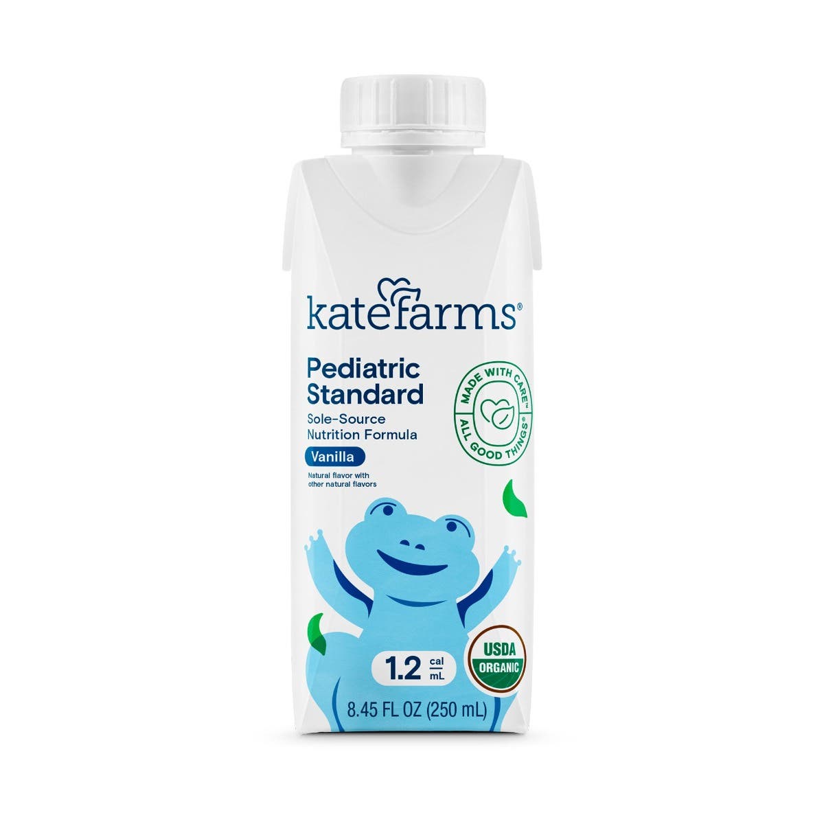 KateFarms®PediatricStandard1.2VanillaPediatricOralSupplement/TubeFeedingFormula,8.5oz.Carton