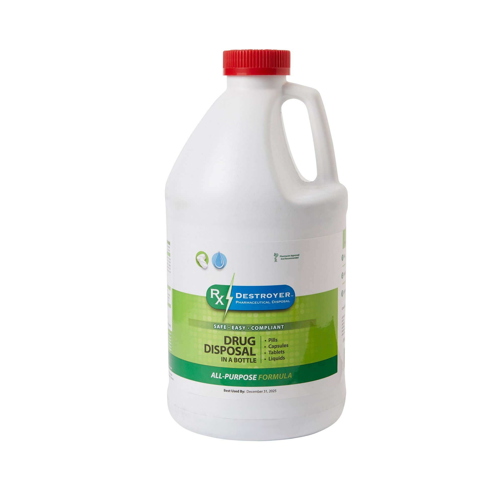 RxDestroyerPharmaceuticalDisposalSystem,64oz.bottle