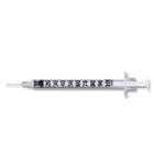 StandardInsulinSyringewithNeedleMicro-Fine1mL1/2Inch28GaugeNonSafetyRegularWall