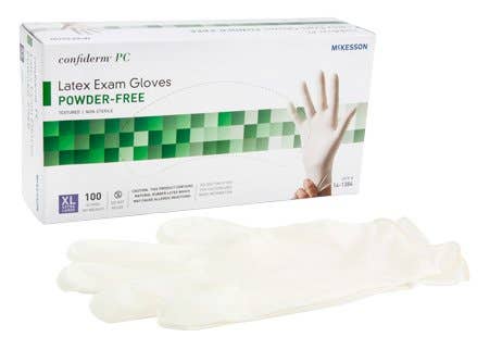 McKessonConfiderm®LatexExamGlove,Ivory