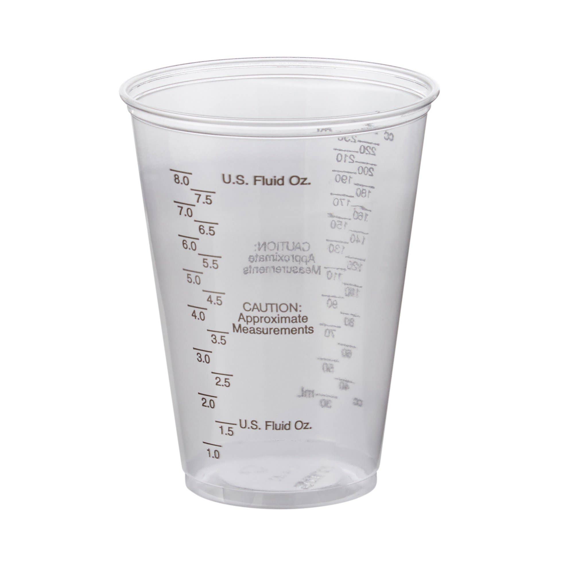 SoloGraduatedDrinkingCup,UltraClear,10oz,ClearPlastic,Disposable