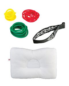 CervicalKit(LightStretch)–Yellow/Red/GreenExerciseTubes+DoorAnchor+SupportPillow