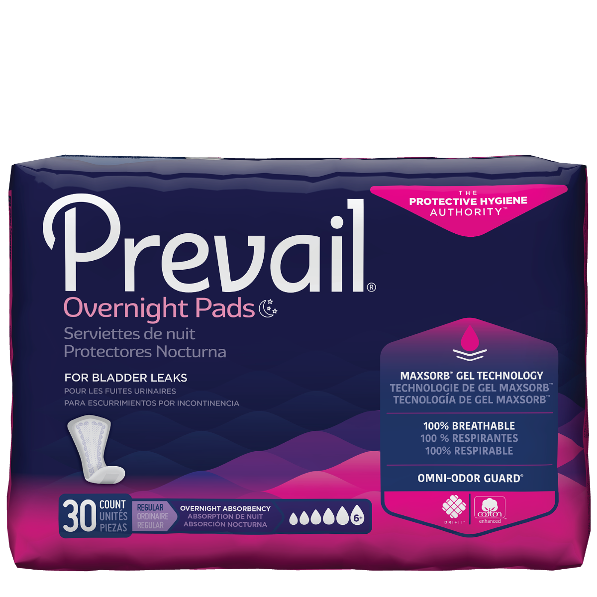 Prevail®BladderControlPad-OvernightAbsorbency