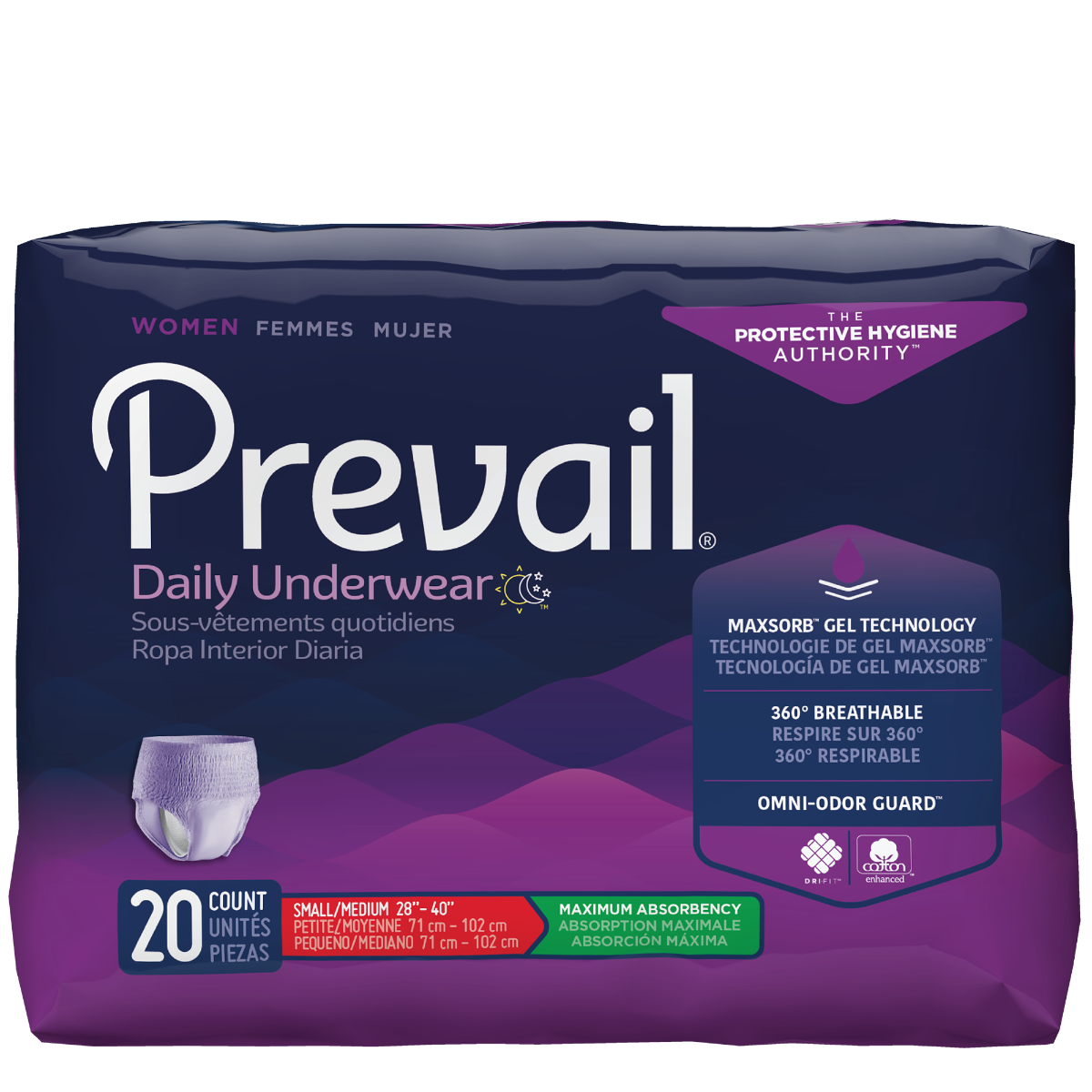 PrevailDailyProtectiveUnderwearforWomen