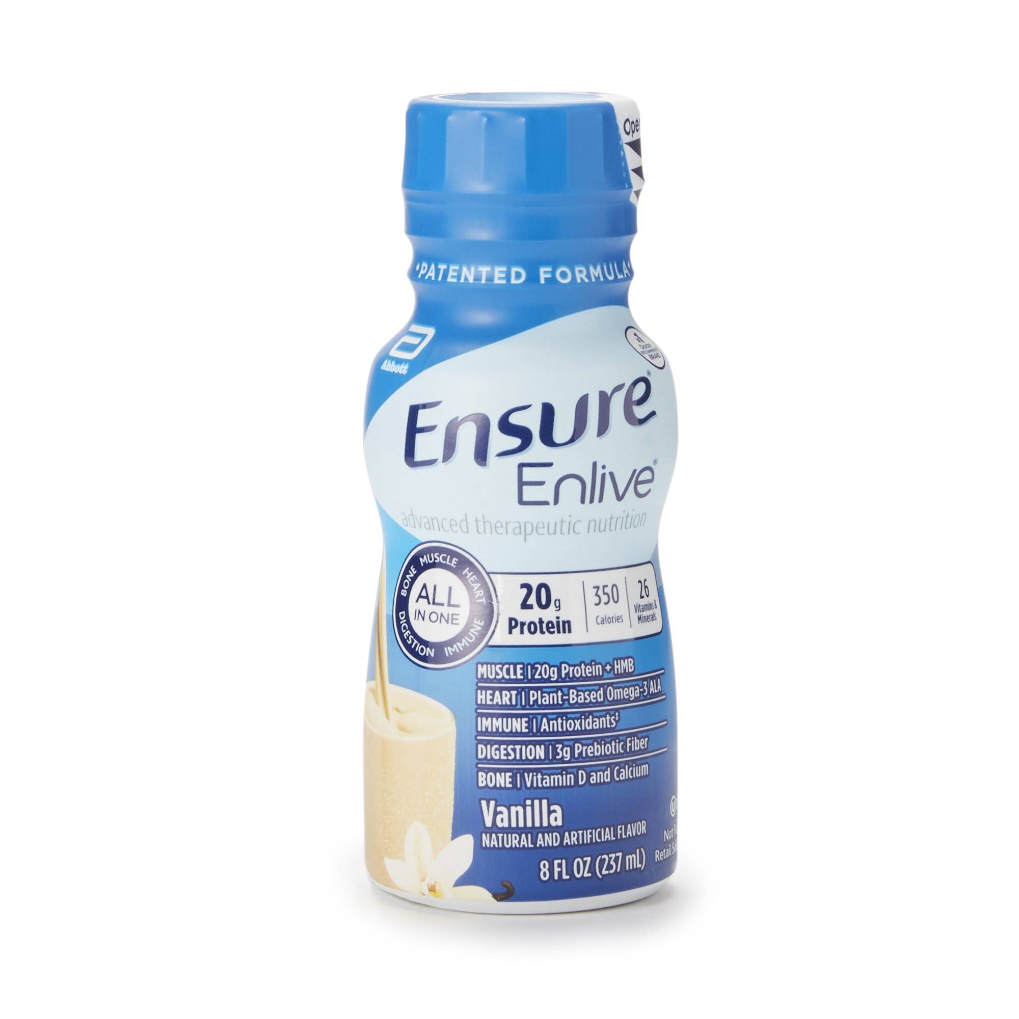 Ensure®Enlive®AdvancedVanillaOralSupplement,8oz.Bottle