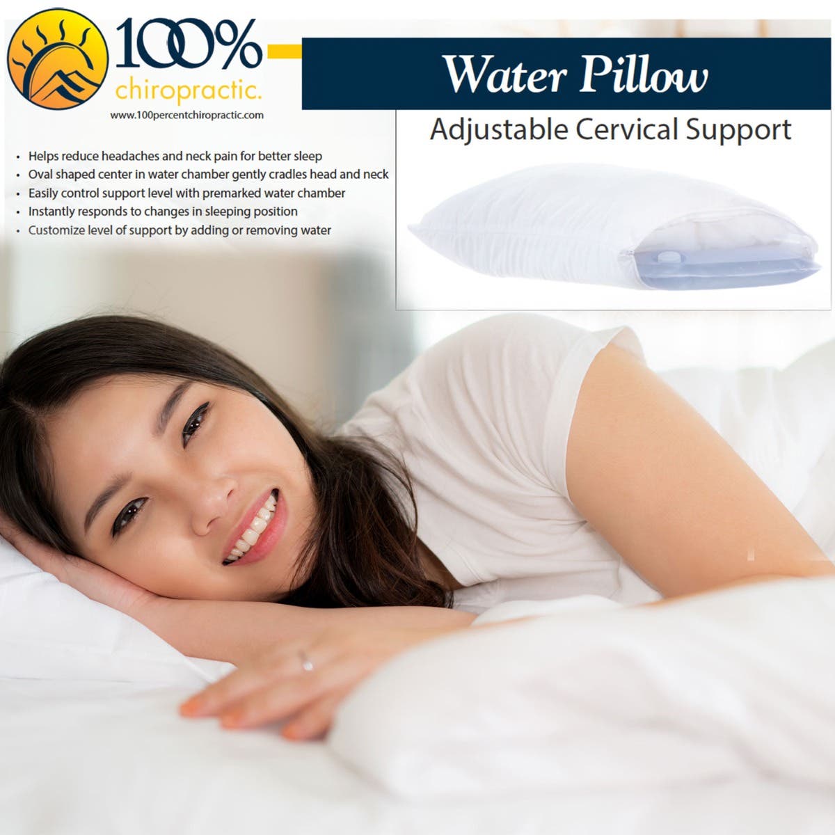 100%ChiropracticWaterPillow