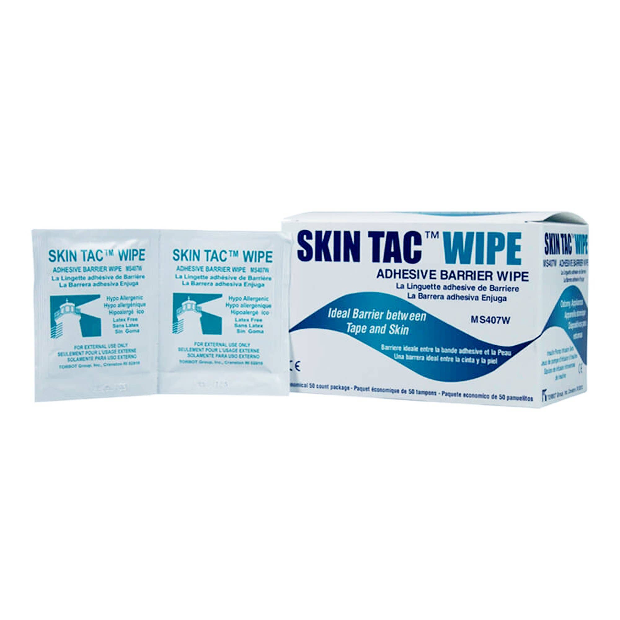 SkinBarrierWipeSkinTac78to82%StrengthIsopropylAlcoholIndividualPacketNonSterile