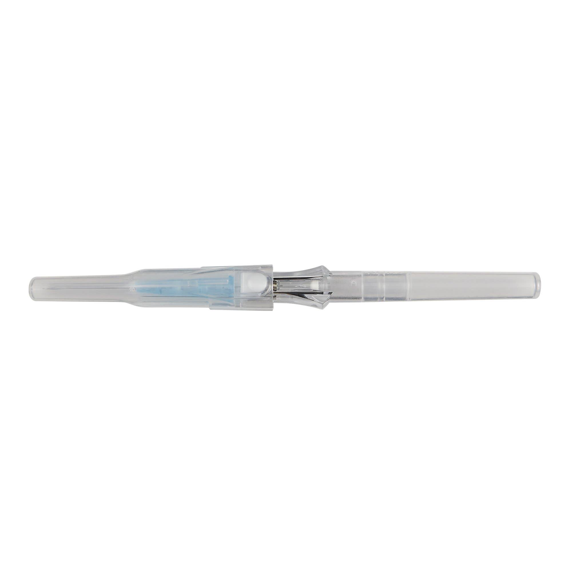 Peripheral IV Catheter Insyte Autoguard BC 22 Gauge 1 Inch Button Retracting Safety Needle
