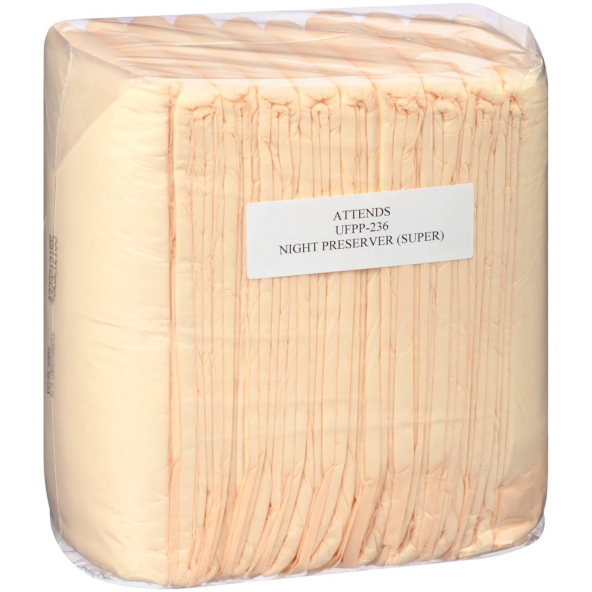 DisposableUnderpadAttendsCareNightPreserver30X36InchCellulose/PolymerHeavyAbsorbency