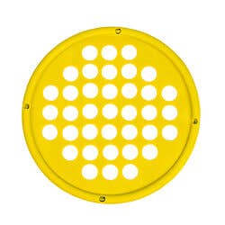 CanDo extension/flexion web, small, yellow, latex-free, 7"