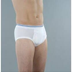 Wearever Men's Classic Incontinence Brief White