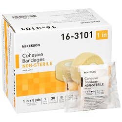 McKesson Latex Performance Cohesive Bandage - Tan 2 Inch X 5 Yard - Pack of 1
