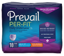PER-FIT Women's Protective Underwear - Moderate Absorbency for Incontinence