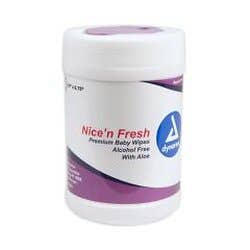 Dynarex Nice'n Fresh Premium Baby Wipes 140 wipes/Canister