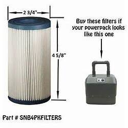 SNB4PKFILTER 4 Pack Filter For Older Spa-in-a-Box - Each