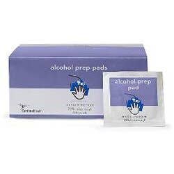 Alcohol Prep Pad, 2-Ply Large 200 count - 2-Ply Large 200 count - Box of 200