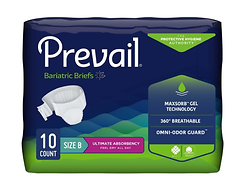 Prevail® Bariatric Brief Size B - Up to 100"