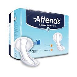 Attends Shaped Pads Super