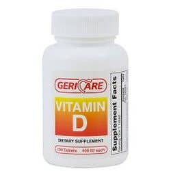 McKesson GeriCare Vitamin D Nutritional Supplement Tablets