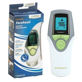 Veridian Infrared Thermometer | Forehead Measurements | 1-Second Readout | 