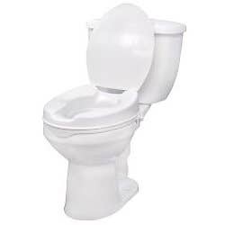 Elevated Toilet Seat with Lid - 4", or 6"