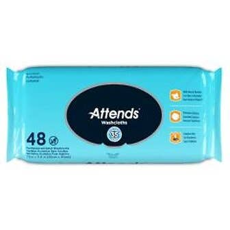 Attends Skin Protectant Washcloth Wipes - Scented