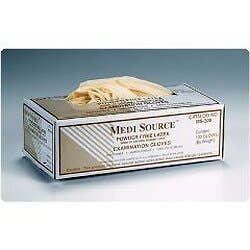 Medi Source Powder-Free Latex Exam Gloves