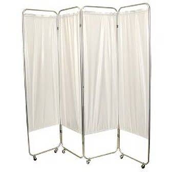Standard 4-Panel Privacy Screen With Casters