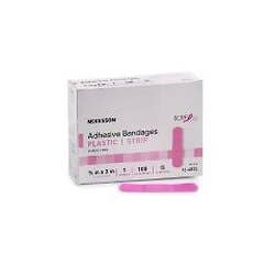 McKesson Breast Cancer Awareness Adhesive Strip Bandages -  Pink