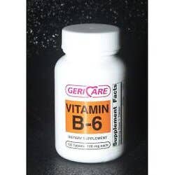 McKesson Vitamin B-6 Supplement Tablet - Bottle of 100