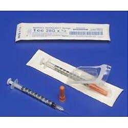 MONOJECT Softpack Insulin Syringes 1 cc/ml -  29g x 1/2" 8881601358